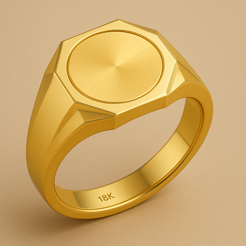 18k Aurum Men’s Signet Ring