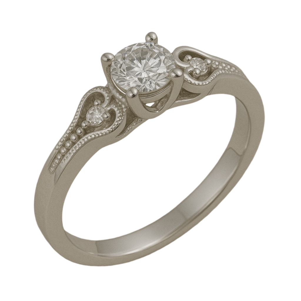 925 Silver Women’s Ring – Vintage Scroll