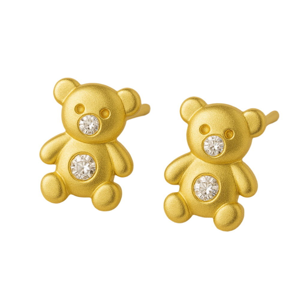 Teddy 2 18k earrings