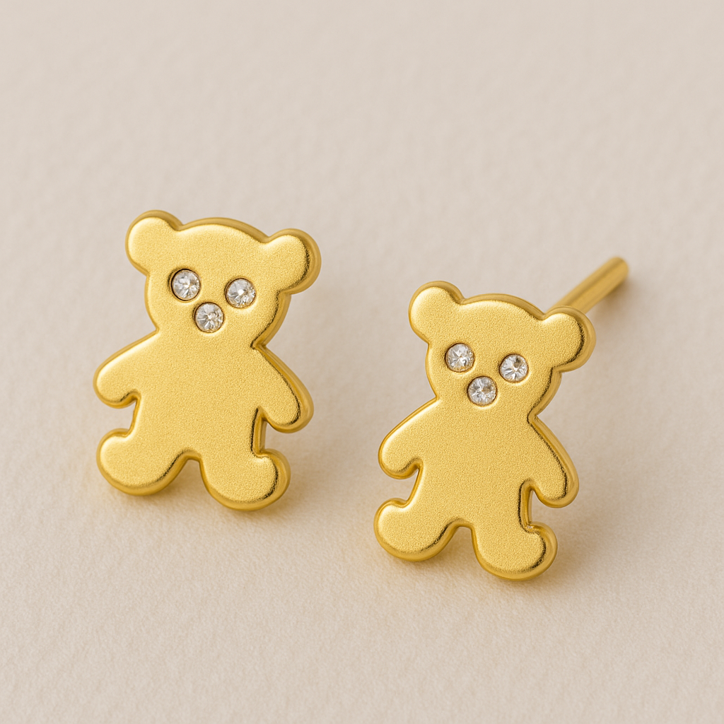 Teddy 3 18k earrings